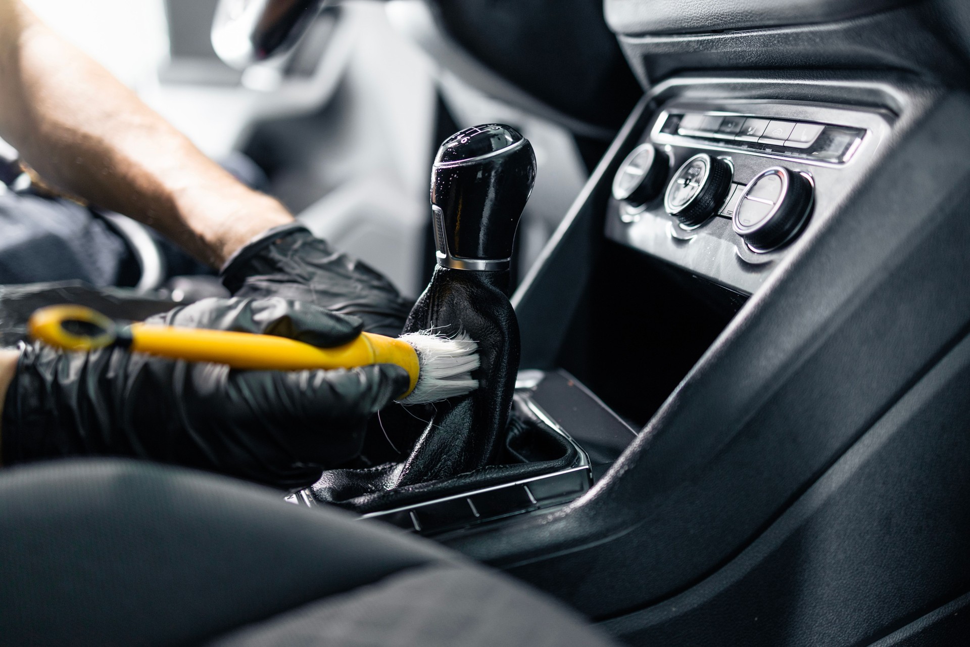 Professional car detailing and interior cleaning.